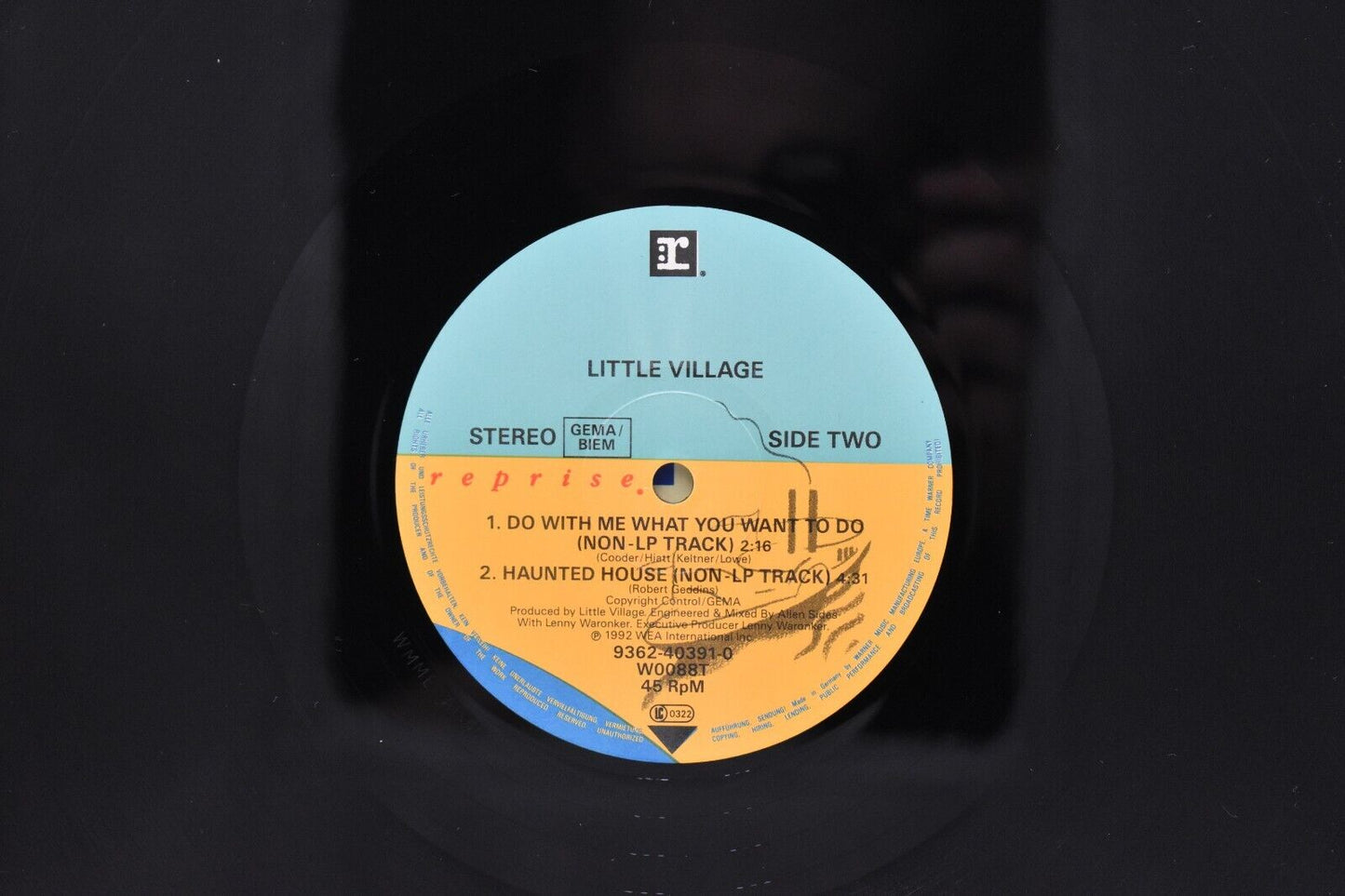 Little Village Solar Sex Panel 12" Vinyl Record Single 1992