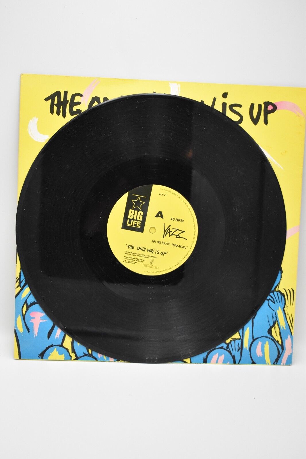 Yazz And The Plastic Population The Only Way Is Up 12" Vinyl Reord Single 1988