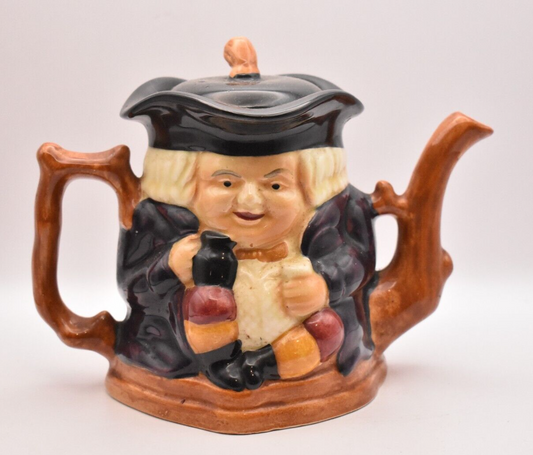 Vintage Crown Devon England Toby Jug Teapot Novelty Giftware