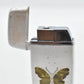 Vintage Silver Butterfly Cigarette Lighter Collectible