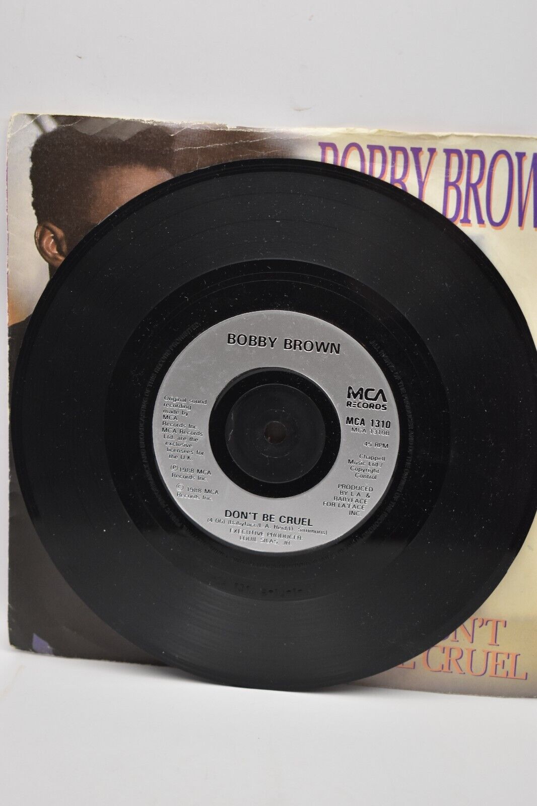 Bobby Brown Don't Be Cruel 7" Vinyl Record Single 1988