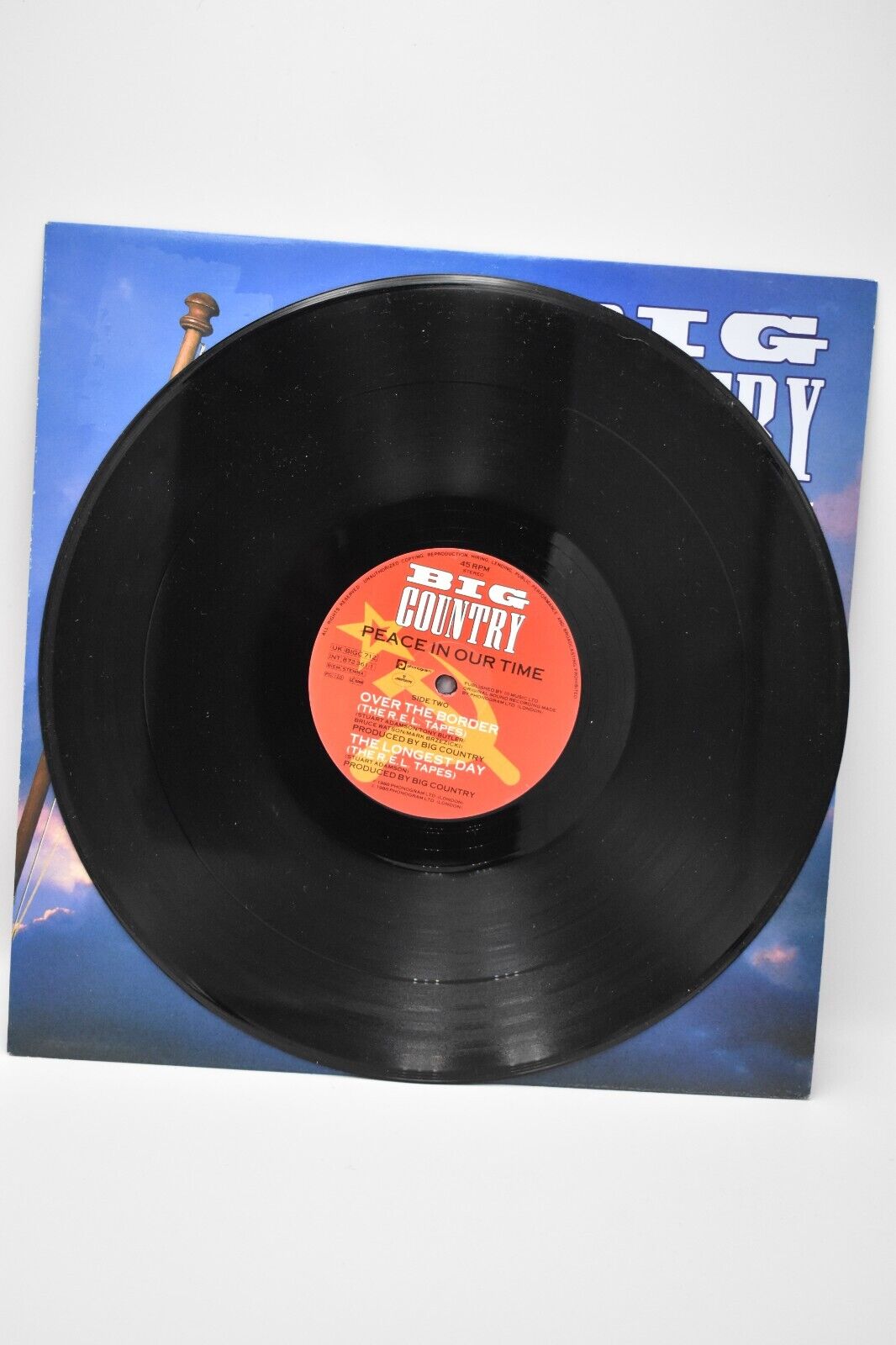 Big Country Peace In Our Time 12" Vinyl Record Single 1988