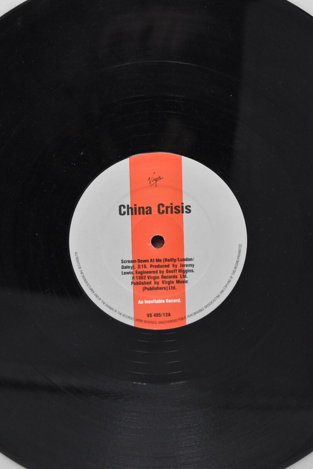 China Crisis Scream Down at Me 12" Vinyl Record Single 1982