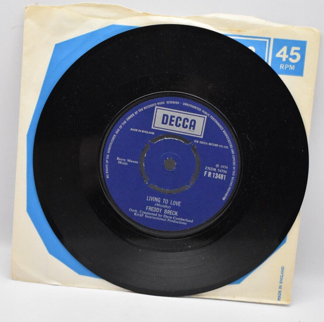 Freddy Breck So In Love With You 7" Vinyl Record Single 1974