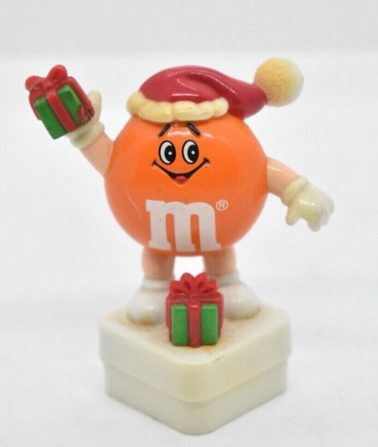 M&M's Orange Character Christmas Present Cake Topper 1993