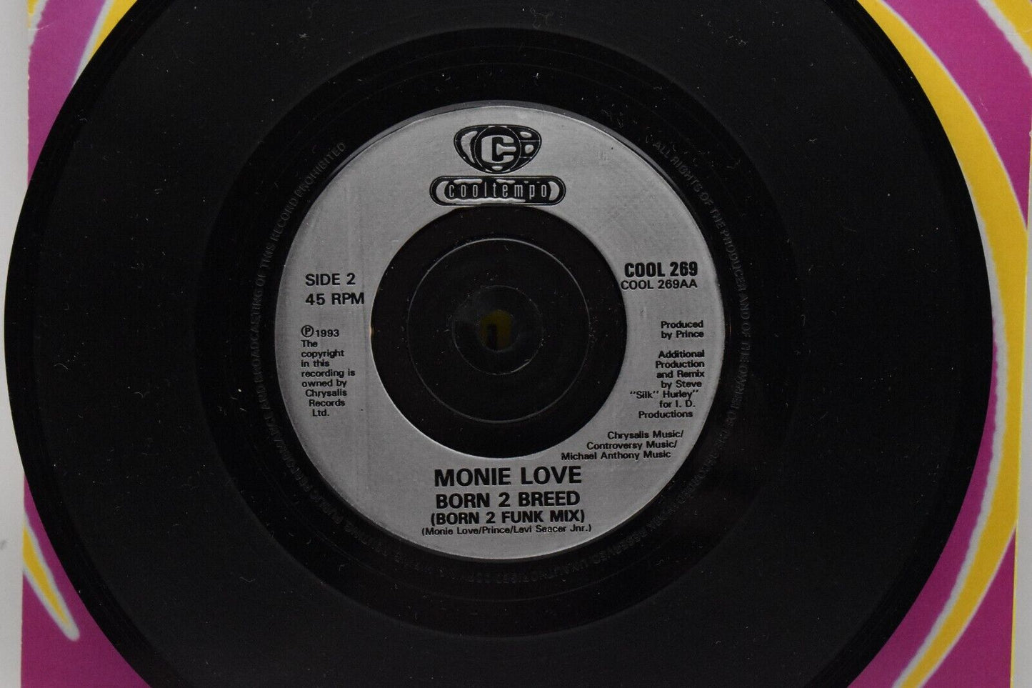 Monie love Born 2 Breed 7" Vinyl Record Single 1993