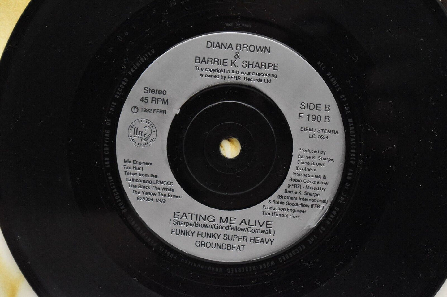 Diana Brown & Barrie K Sharpe Eating Me Alive 7" Vinyl Record Single 1992