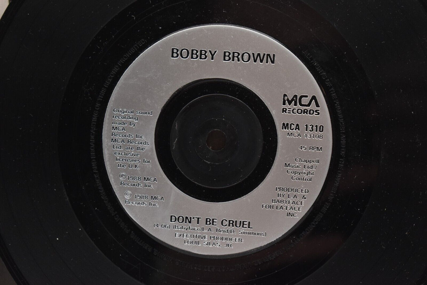 Bobby Brown Don't Be Cruel 7" Vinyl Record Single 1988