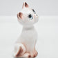 Vintage Kitsch Long Eyelash Handpainted Cat Figurine/ Ornament/ Statue