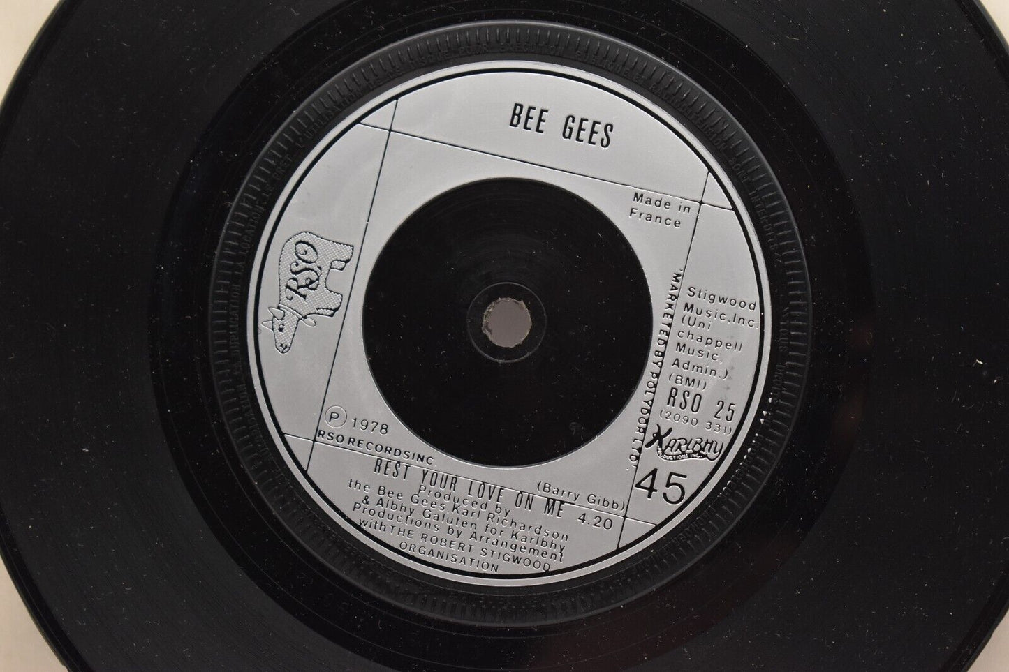 Bee Gees Too Much Heaven 7" Vinyl Single 1978