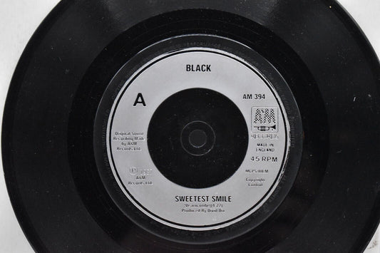 Black Sweetest Smile 7" Vinyl Single 1987