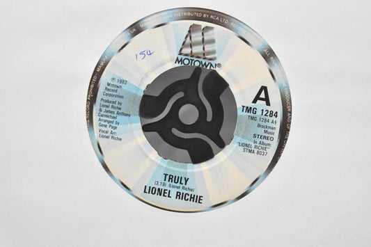 Lionel Ritchie Truly 7" Vinyl Single 1982