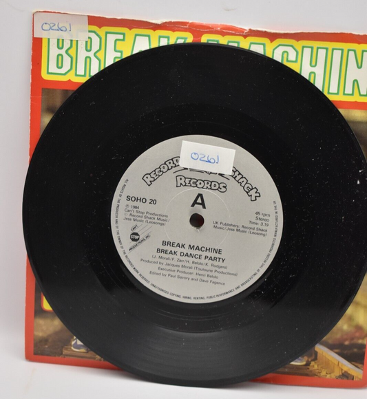 Break Machine Break Dance Party 7" Vinyl Single 1984