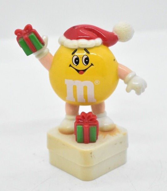 M&M's Yellow Character Christmas Present Cake Topper 1993