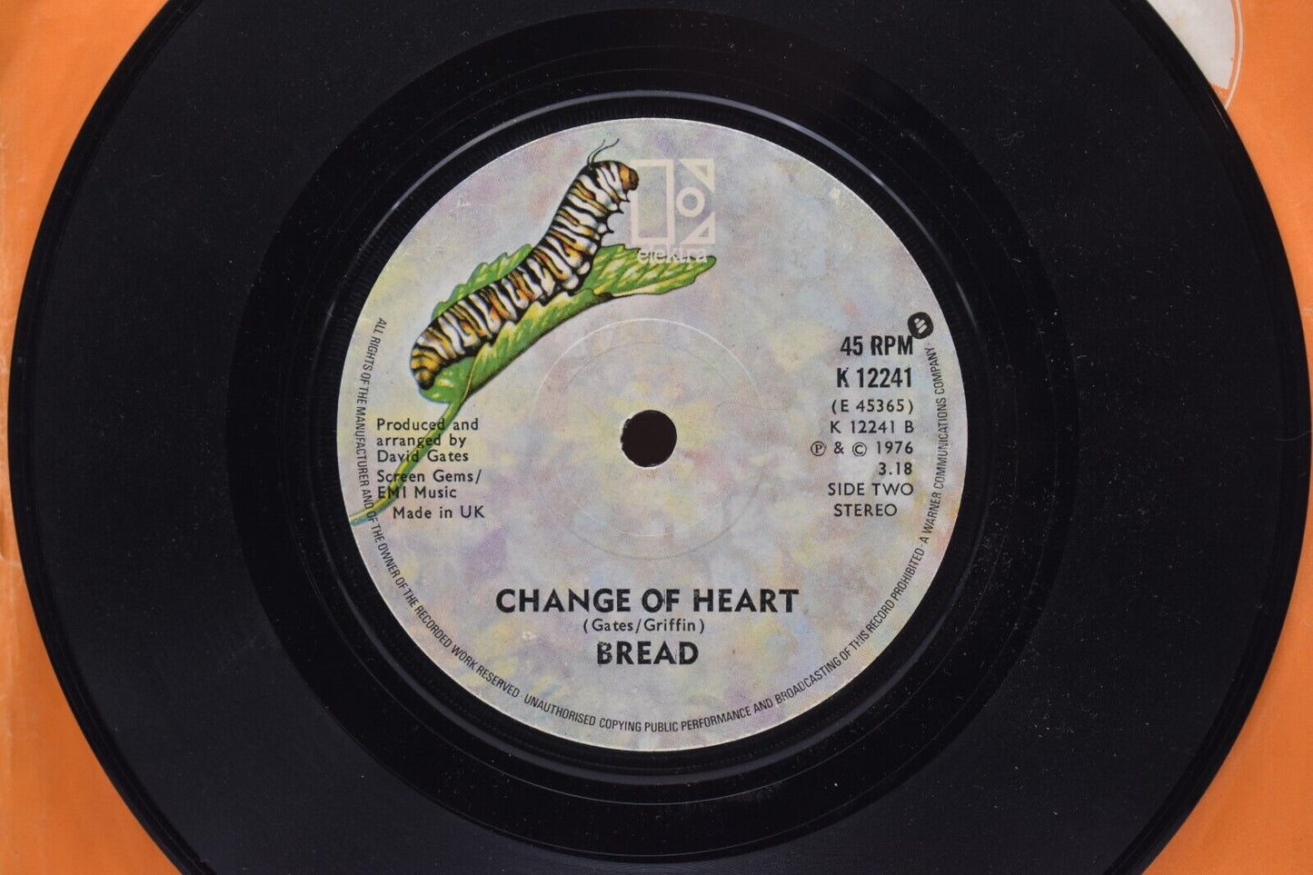 Bread Lost Without Your Love 7" Vinyl Single 1976